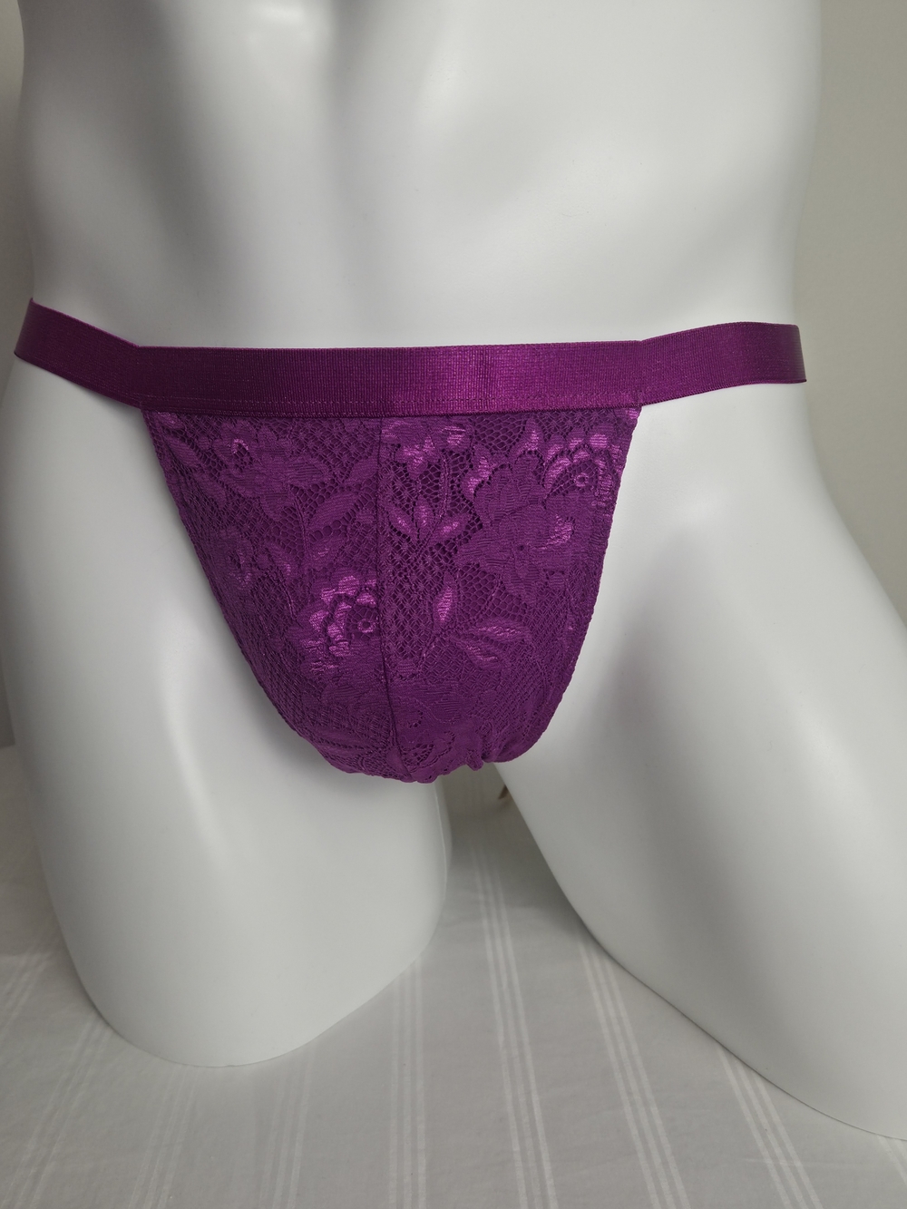 Cosabella Swiss Beet Lace Men's Italian Thong - Picture 4 of 8